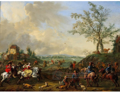 A-7011 Jan Frans van Bredael - Šlechta na lovu