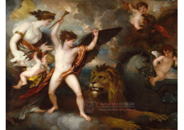 VU180 Benjamin West - Omnia vincit Amor