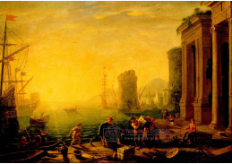 SO IV-535 Claude Lorrain - Ráno v přístavu