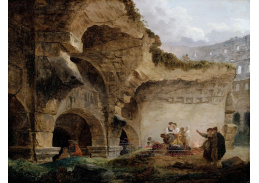 A-1083 Hubert Robert - Pradleny v troskách Kolosea