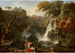 A-2004 Claude Joseph Vernet - Vodopády v Tivoli s vilou Maecenas