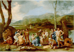 KO VI-134 Nicolas Poussin - Svatý Jan Křtitel v řece Jordán