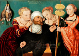 DDSO-3524 Hans Cranach - Herkules na dvoře Omphaly