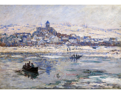 A-344 Claude Monet - Vétheuil v zimě