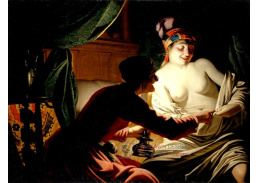 A-1712 Gerard van Honthorst - Lov blech při svíčkách