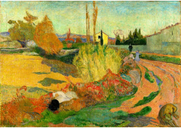 R9-337 Paul Gauguin - Farmy v Arles