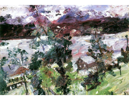 VLC 47 Lovis Corinth - Sníh ve Walchensee