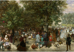 SO XVI-22 Adolph Menzel - Odpoledne v Tuileries