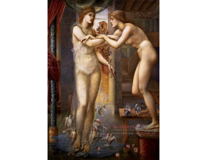 A-5697 Edward Burne-Jones - Pygmalion a obraz