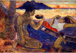 R9-318 Paul Gauguin - Kanoe tahiťanské rodiny