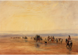 SO XI-321 David Cox - Přechod přes Lancaster Sands