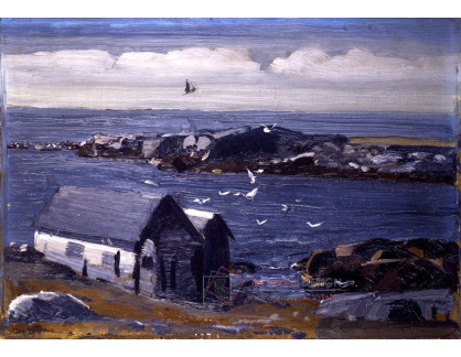 KO I-278 George Wesley Bellows - Rackové v Monhegan