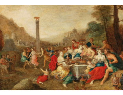 D-8791 Frans Francken - Tanec kolem zlatého telete