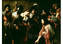 SO XIV-205 Valentin de Boulogne - Kristus a cizoložnice