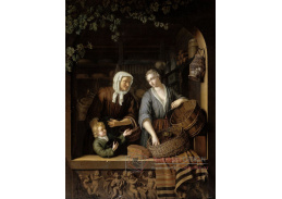 A-4551 Frans van Mieris - Obchodník s potravinami