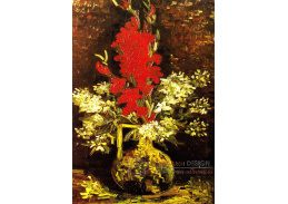 R2-508 Vincent van Gogh - Váza s gladiolami a karafiáty