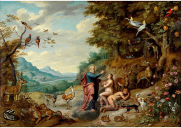 BRG-89 Jan Brueghel - Ráj a stvoření Evy