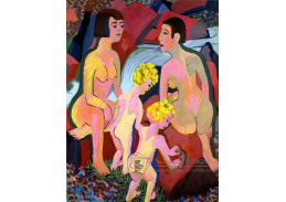 VELK 28 Ernst Ludwig Kirchner - Koupání žen a dětí