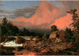 VSO 689 Frederic Edwin Church - Rutland Falls ve Vermontu