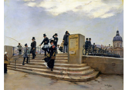 SO IX 280 Jean Beraud - Větrný den na Pont des Arts