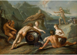 KO I-396 Hendrick Goltzius - Mořský bůh Neptun