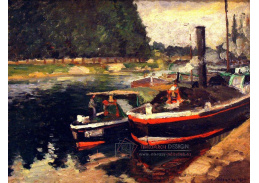 VCP-310 Camille Pissarro - Lodě v Pontoise