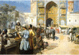 VU145 Edwin Lord Weeks - Zahradní restaurace Lahore