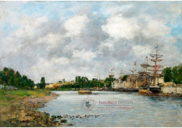 A-2064 Eugene Boudin - Pohled na přístav Saint-Valéry-sur-Somme