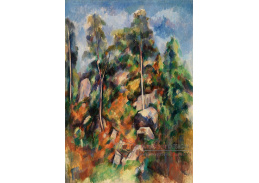 D-8001 Paul Cézanne - Skály a stromy