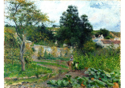 VCP-309 Camille Pissarro - Zeleninová zahrada v Hermitage