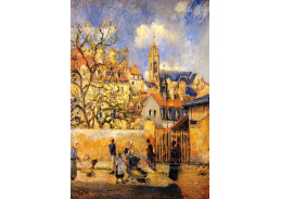 VCP-479 Camille Pissarro - Le Parc aux Charette v Pontoise