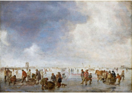 SO IX 268 Jan van Goyen - Zimní scéna na ledu