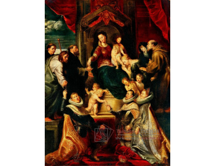 A-8090 Peter Paul Rubens - Růžencová Madonna