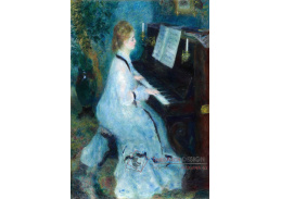 R14-113 Pierre-Auguste Renoir - Mladá žena u klavíru