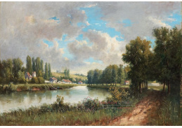 SO VIII-300 Charles Francois Daubigny - Říční krajina