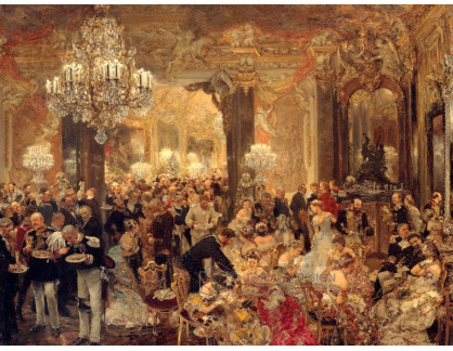 VSO 317 Adolph Menzel - Večeře na plese