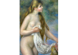 VR14-122 Pierre-Auguste Renoir - Koupající se dívka s dlouhými vlasy