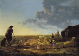 VH26 Aelbert Cuyp - Stádo ovci na pastvině