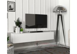 ARIX, televizní stolek 2-dveřový, bílá