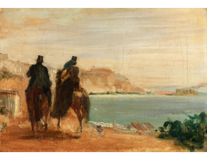 A-205 Edgar Degas - Promenáda u moře