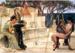 VANG46 Lawrence Alma-Tadema - Sappho a Alcaeus