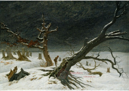 A-1982 Caspar David Friedrich - Zimní krajina