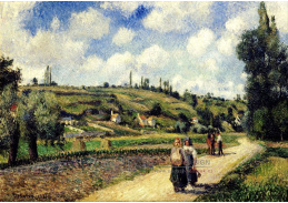 VCP-427 Camille Pissarro - Cesta do Auvers krajinou v blízkosti Pontoise