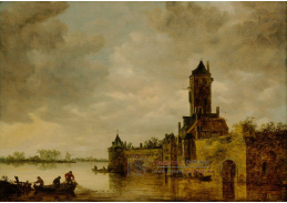 DDSO-2174 Jan van Goyen - Hrad na řece