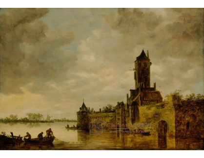 DDSO-2174 Jan van Goyen - Hrad na řece