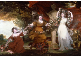 SO VI-366 Joshua Reynolds - Tři dámy pletoucí věnec