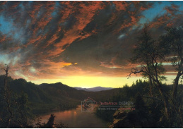 VSO 710 Frederic Edwin Church - Soumrak ve Wilderness