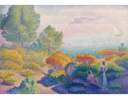 D-7260 Henri Edmond Cross - Dvě ženy na pobřeží