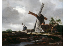 SO XIV-215 Jacob van Ruisdael - Krajina s větrnými mlýny poblíž Haarlemu