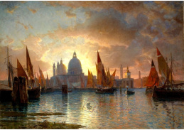 VSO 691 William Stanley Haseltine - Západ slunce v Santa Maria della Salute